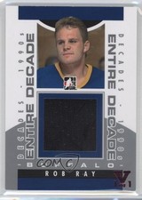 2013 ITG Decades 1990s Entire Decade Jersey Silver Vault Copper 1/1 Rob Ray 2a8