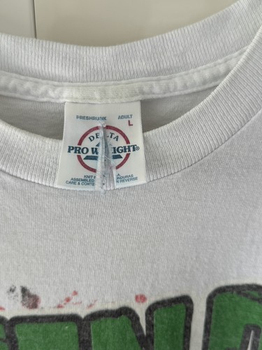 Vintage 2002 Green Day Blink 182 Pop Disaster Tour White Shirt L Punk Y2K - Picture 5 of 5