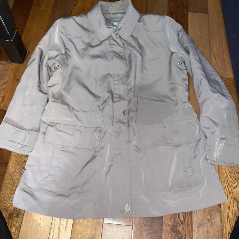 Croft & Barrow Womens Flap Pockets Button Front Jacket Size M