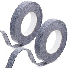 Buryeah 2 Rolls 5/8 Inch x 17 ft Multipurpose Felt Weatherstrip Seal Felt Str...