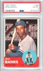 1963 Topps Ernie Banks #380 PSA 6 EX-MT Chicago Cubs MLB HOF Legend