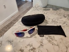 Oakley Flak Jacket XLJ Polished White Red 03-942 MLB