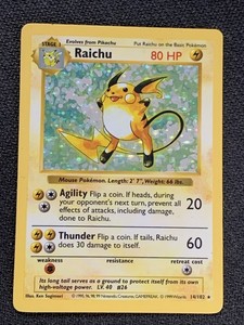 1st Edition Shadowless Raichu | eBay