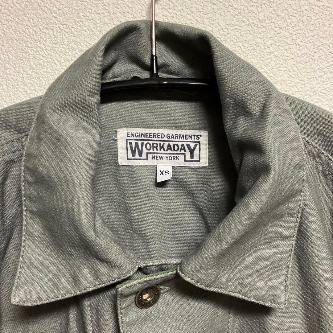 Engineered Garments Workday Utility Jacket XS Oli… - image 3