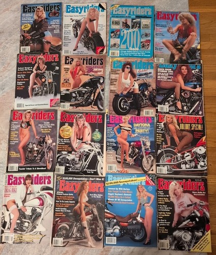 Vintage 80er und 1990 Easyriders Motorrad Zeitschriften Konvolut 16 Ausgaben