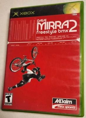 Dave Mirra Freestyle BMX 2 Xbox Original CIB Complete Working Video Game Retro