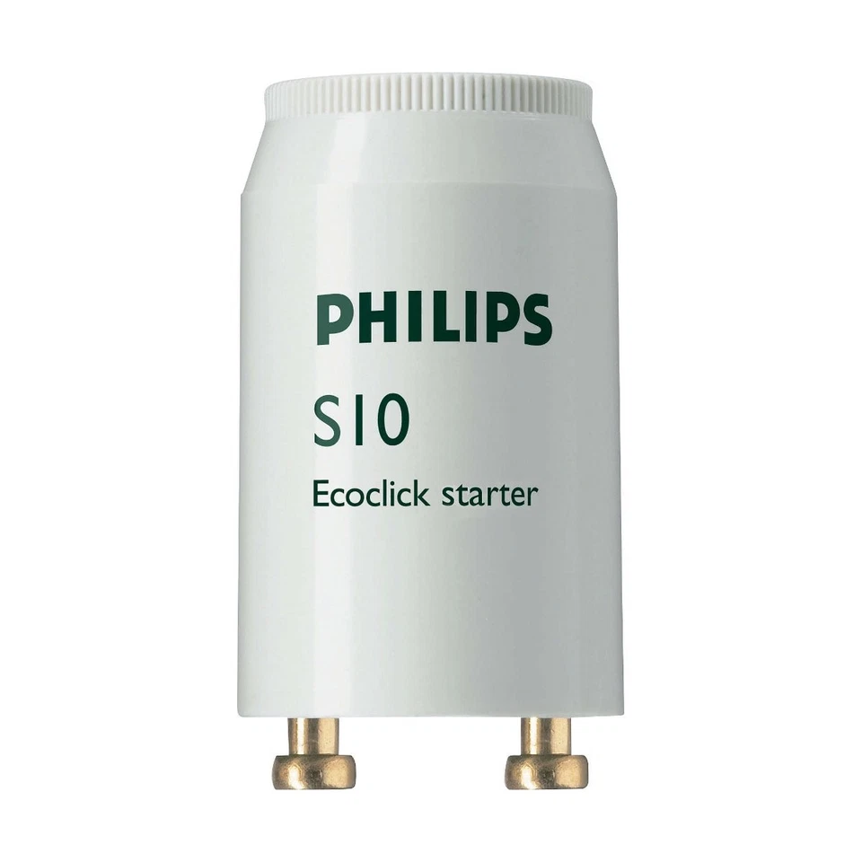 Philips S10 Starter - 10 Stück - Zünder für Leuchtstofflampe Leuchtstoffröhre