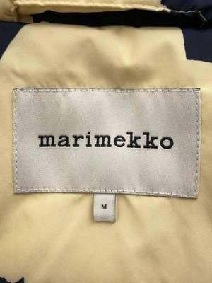 Marimekko Huurre Unikko Ivory Down Vest with Total Polyester