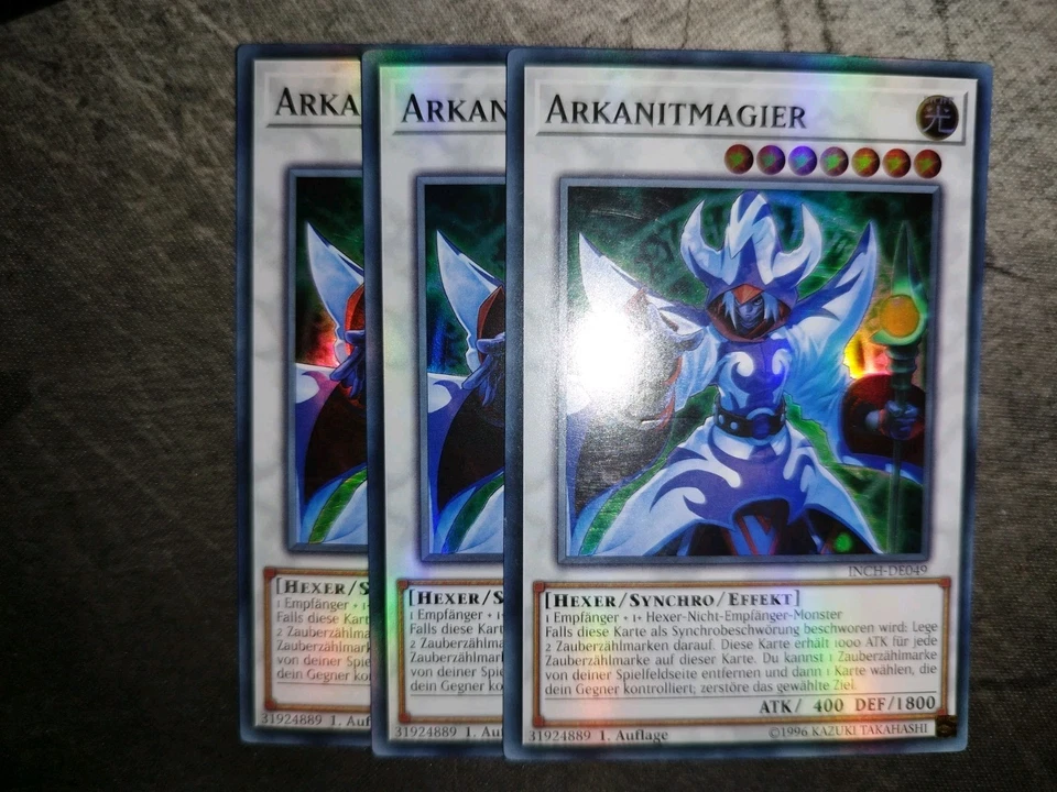 Yu-Gi-Oh! Arkanitmagier INCH-DE049 - 1. Auflage - Super Rare Edison Synchro - NM - Bild 1 von 1