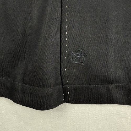 Nat Nast Luxury Hawaiian Silk Button Down Shirt Vintage Sushi Chef Men's XL - Picture 11 of 22