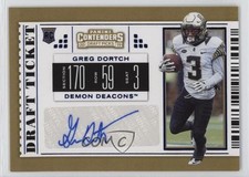 2019 Panini Contenders Draft Picks College Ticket Greg Dortch #304 Auto ac9