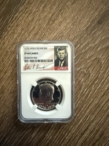 Kennedy Half Dollar Silver Proof 1776-1976 S NGC PF 69 Cameo 8156520-003