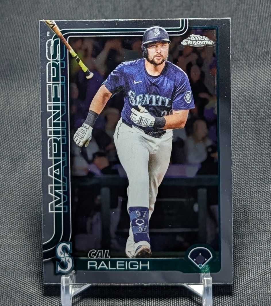 Cal Raleigh 2025 Topps Chrome Update Series Card #USC45 Seattle Mariners