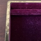 Vintage Small Jewelry Case-lined Burgundy — photo 10