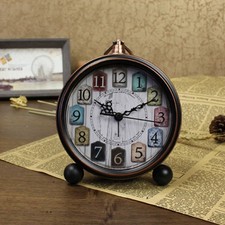 Automat Wecker Retro Dekorative Schreibtischuhr Vintage Schuluhr