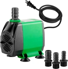 Simple Deluxe 10ft High Lift 800GPH 24W Submersible Pump 800GPH, Green 