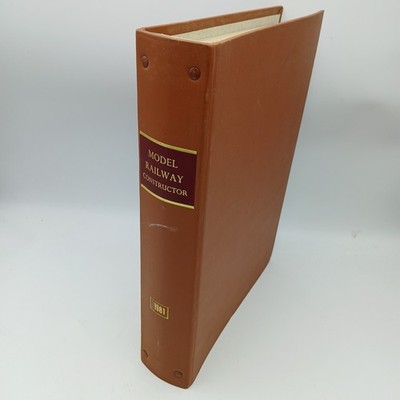 Modelleisenbahn Bauzeitschrift 1981 - ganzes Jahr Jan-Dez (12 Ausgaben) gebunden