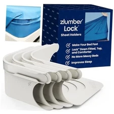 The Original USA Patents Pending  Lock Sheet Holders - Secure Bed Sheets 