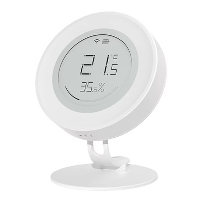 Tuya Zigbee Smart Temperature and Humidity Sensor E-Ink Screen Low Power Battery