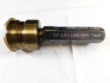 NEW 1 1/2 11 1/2 LINE PIPE API 5B THREAD PLUG GAGE 1.5 11.5 LP 1940 USA MADE