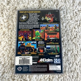 Revolution X (Sega Saturn, 1997) CIB Complete with Reg Card Authentic Tested!