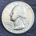 1976-S Bicentennial 40% Silver Washington Quarter Uncirculated Uncertified BU