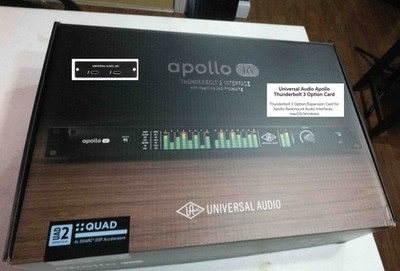 Universal Audio Apollo 16 QUAD MkII w/ Thunderbolt 3