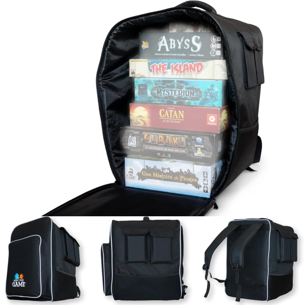 Board Game Bag: Ultimate Backpack, Travel Organizer, Storage