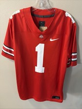New Osu Ohio State Buckeyes #1 Football Nike Jersey Men’s Sz Large