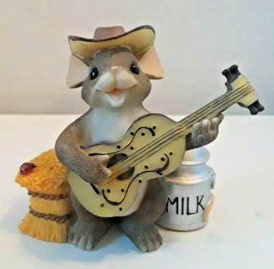 NIB Fitz & Floyd Charming Tails ''THE COUNTRY SINGER'' Figurine 82/114