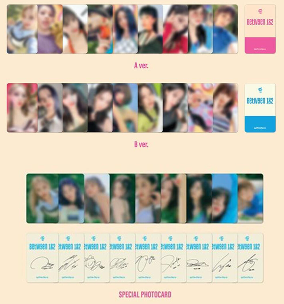 TWICE ラキドロ　BETWEEN1&2 TWICE BETWEEN 1&2 11th MINI ALBUM OFFICIAL LUCKY DRAW EVENT