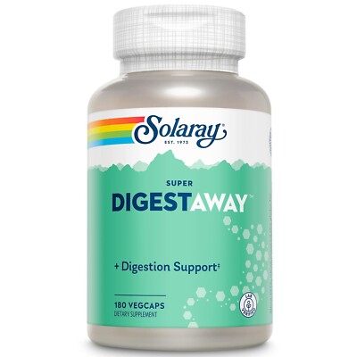 Solaray Super Digestaway, 180 VegCaps