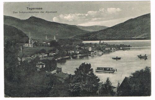 Ansichtskarte Tegernsee Rottach-Egern nach Ingolstadt mit 5 Pfg. Bayern-Marke