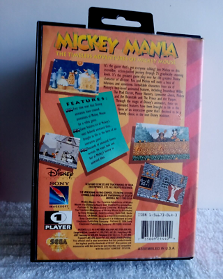 Mickey Mania: The Timeless Adventures of Mouse - Sega Genesis - | eBay