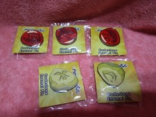 5 NEOPETS CODE STONE ENAMEL PINS