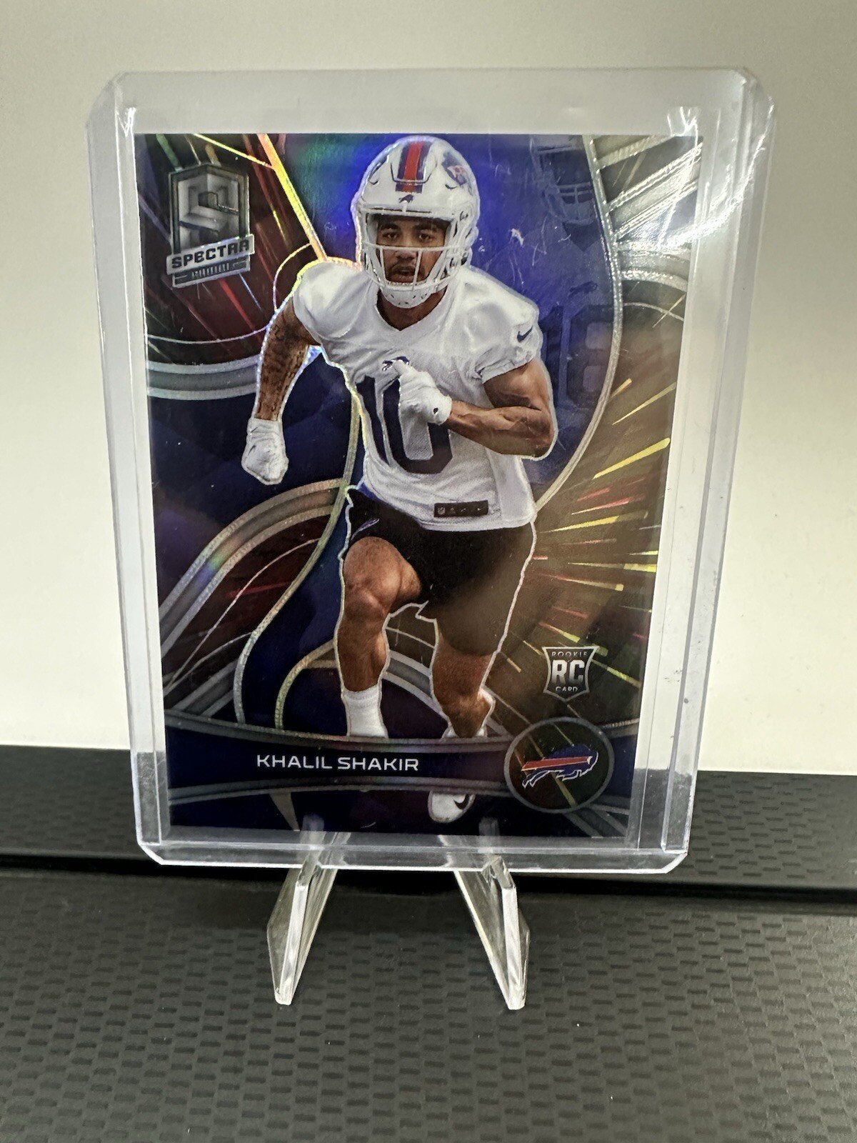 Khalil Shakir 2022 Spectra Rookies Silver Prizm #177 (RC) Buffalo Bills /75