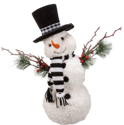 WHOLESALE 16  XXL PBK Country Flocked Snowman Primitive Snowman Doll