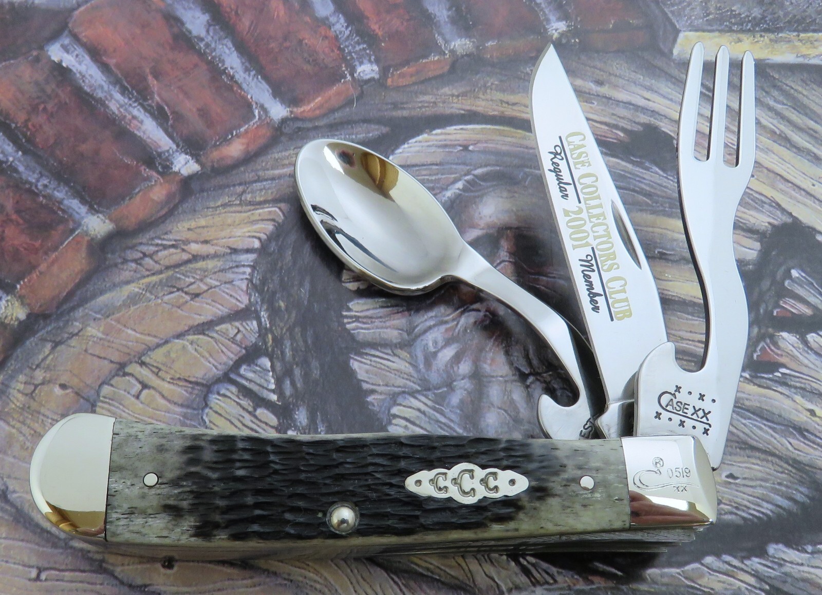 Case Hobo Trapper Knife 2001 3 Blade Take Apart Hobo Mint Complete AAA+ NR eBay