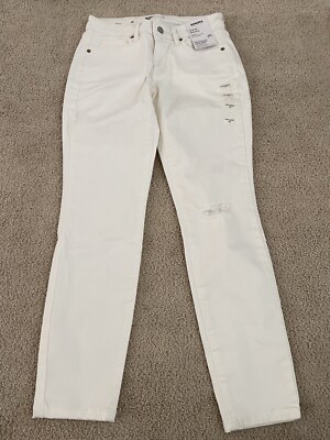 NWT Sonoma Women’s White Curvy Skinny Jeans $36