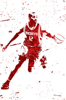 Rafer Alston #12 Houston Rockets Basketball Art Wall Poster - POSTER 20x30