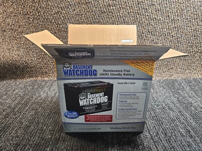 The Basement Watchdog BW-27AGM Maintenance Free AGM Standby Pump Battery