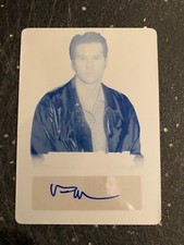 VAL KILMER  2019 LEAF POP CENTURY AUTOGRAPH PRINT USED CARD VERY RARE.