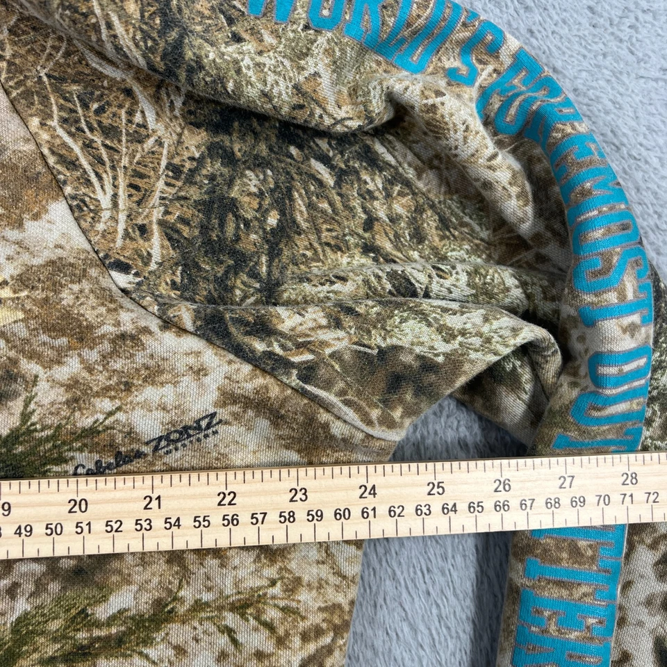 Cabela's Camo Hoodie XL Realtree Camuflaje Patrón Sudadera con Capucha Sudadera 24x26 Foto 3 de 4