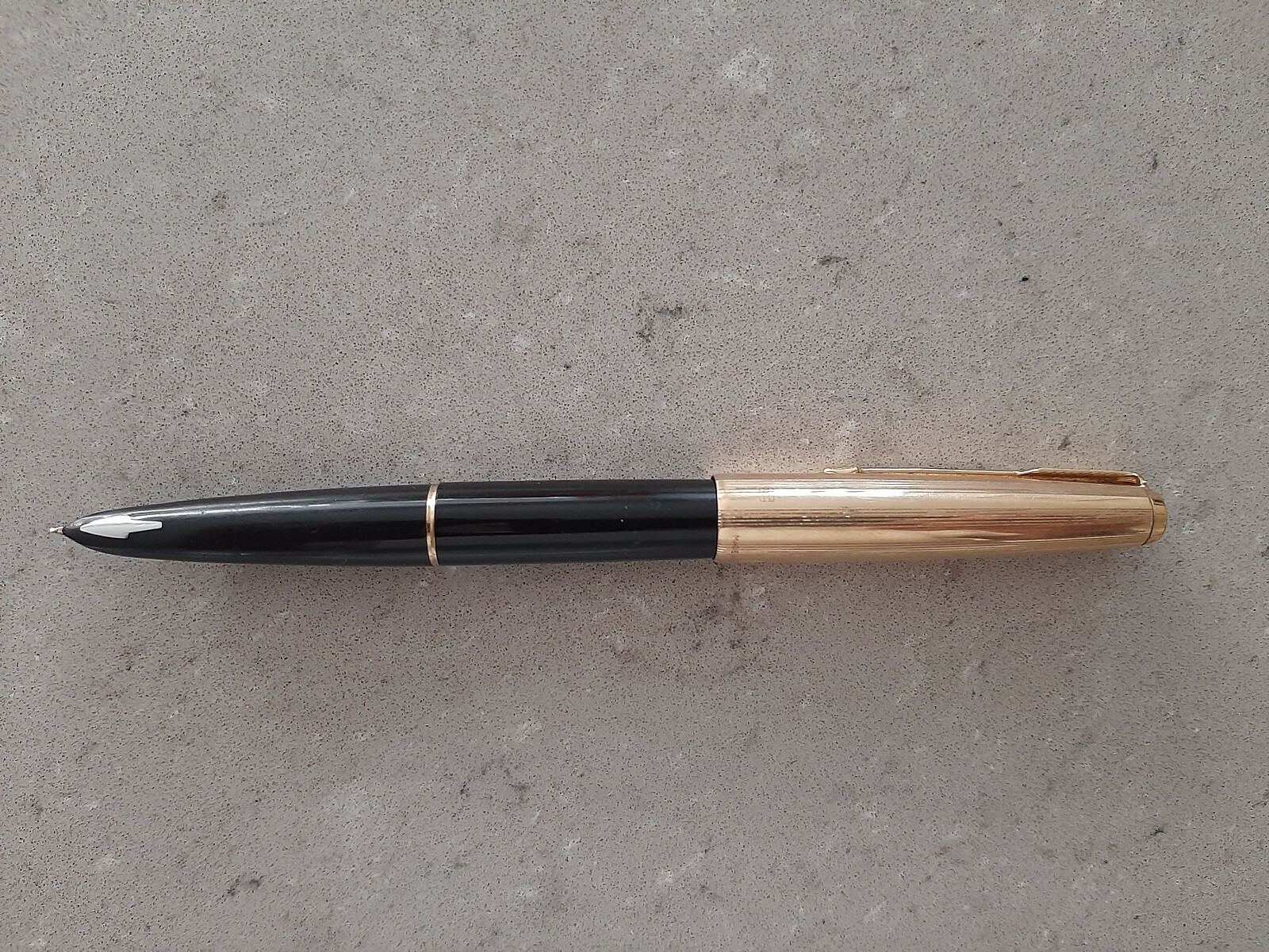 Parker "61" capillary fountain pen vintage 12K gold cap | eBay