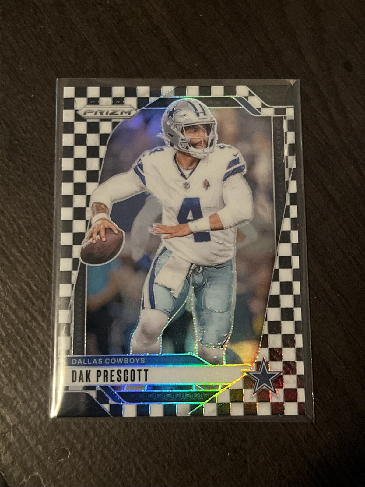 2024 Panini Prizm DAK PRESCOTT Black & White Checkerboard SP #73 Cowboys