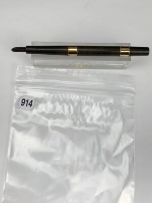 Waterman #12 Black Hard Rubber  2 Bands on Barrel with Feed & Section USA (e914)
