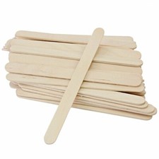100 Pcs Disposable Wax Waxing Wooden Body Hair Removal Stick Applicator Spatula