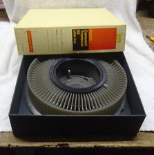 KODAK - Transvue 35mm SLIDE CAROUSEL - 80 slide Tray Unit - USED w ORIG BOX