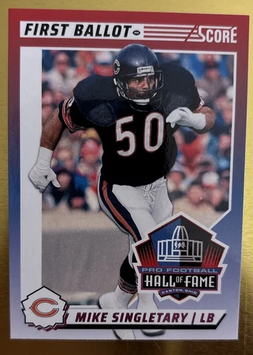 2024 Score Football Mike Singletary First Ballot 4 Worthington Colts Baylor Bear