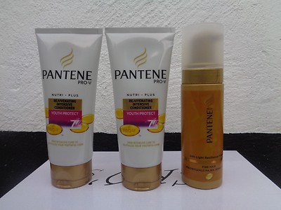 Pantene 24h Light Resilience Foam für feines Haar + Pantene Intensive Conditioner (X2
